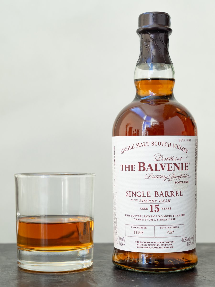 Виски Balvenie Single Barrel 15 Years Old купить в винном ресторане Остерия Амичи - лучшая цена Виски Balvenie Single Barrel 15 Years Old / Балвени Сингл баррел 15 лет
