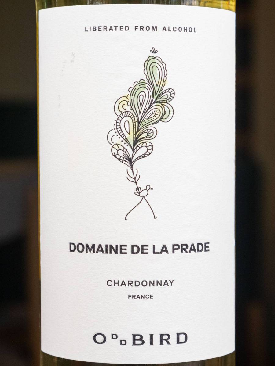 Вино Oddbird Domaine de la Prade Chardonnay No Alcohol купить в винном ресторане Остерия - лучшая цена Вино Oddbird Domaine de la Prade Chardonnay No Alcohol / Домен де ла Прад Шардоне безалкогольное