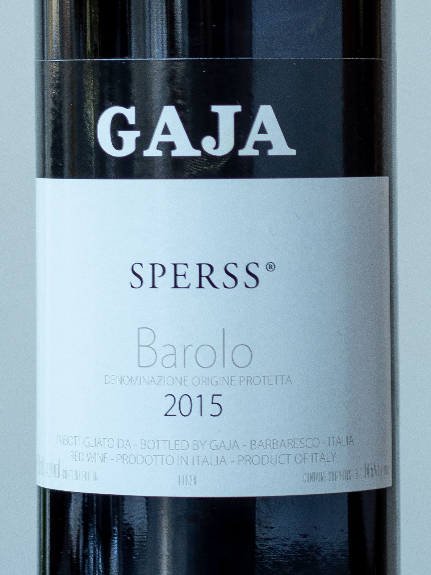 Купить вино Gaya Sperss Barolo в винном ресторане Остерия Амичи цена Вино Gaja Sperss Barolo / Гайя Сперсс Бароло