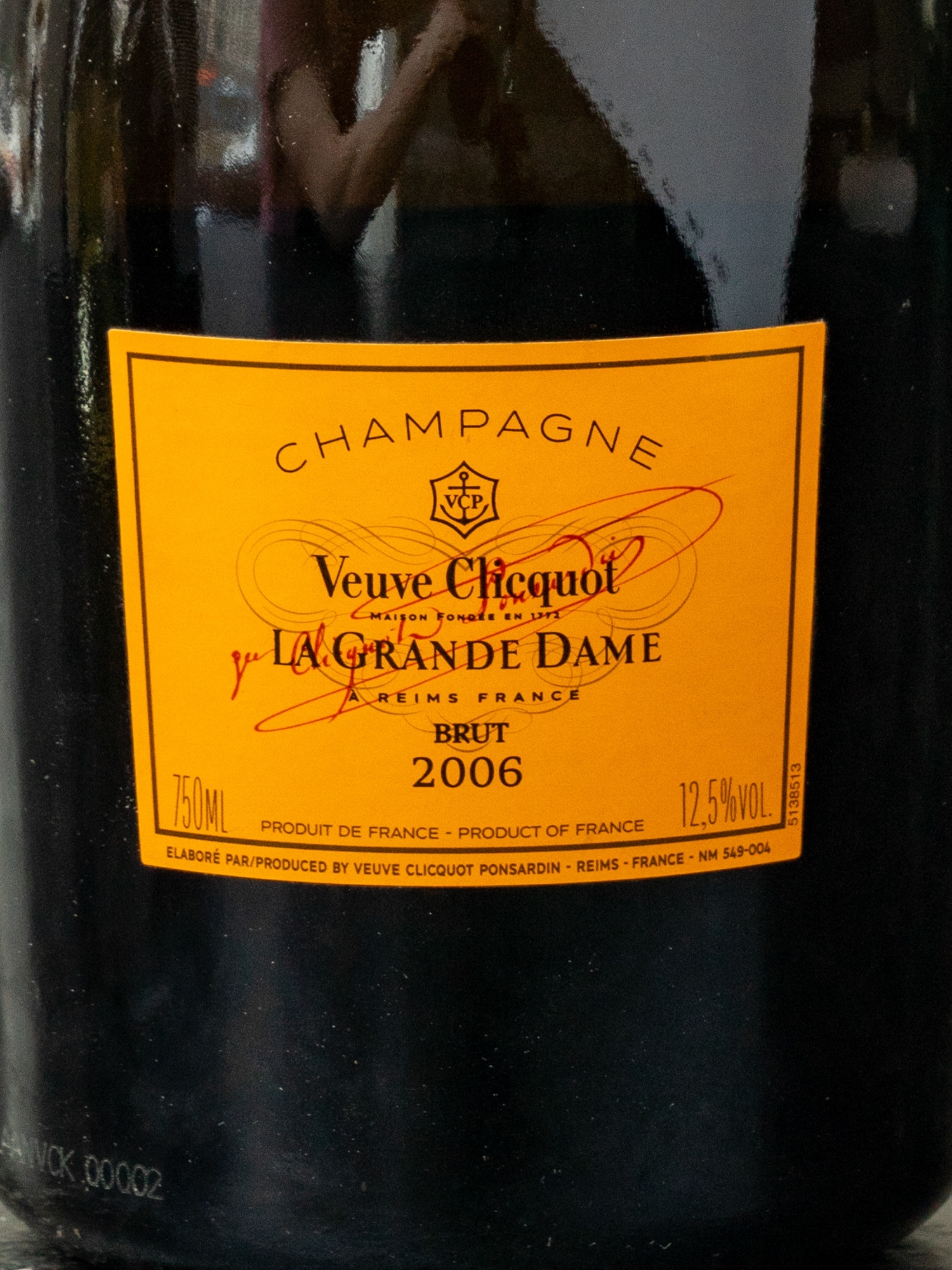 Этикетка Veuve Clicquot La Grande Dame