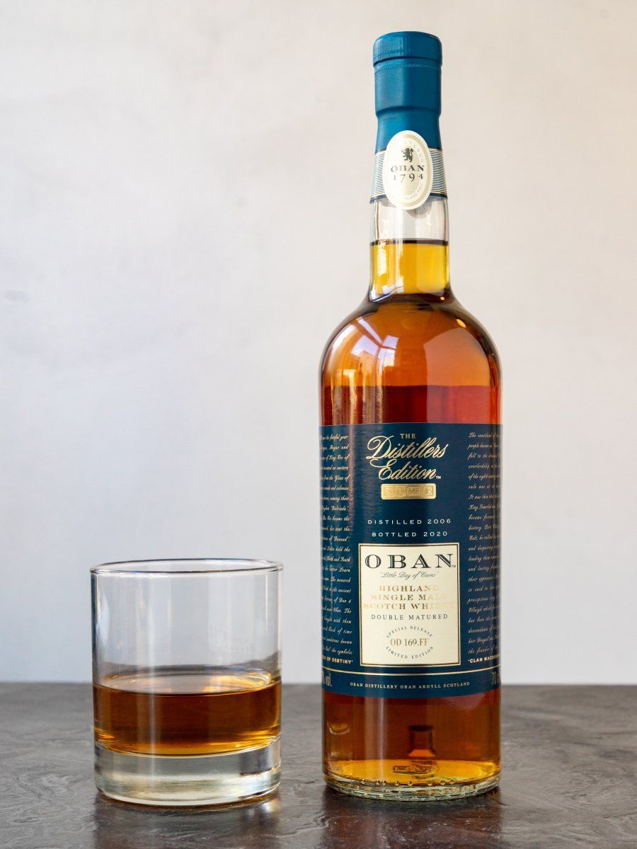 Виски Oban Double aging купить в ресторане Остерия - лучшая цена Виски Oban Double aging / Оубэн Двойная выдержка