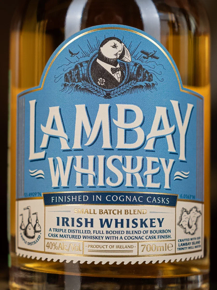 Виски Lambay Small Batch Blend Irish Whikey / Ламбэй Смол Бэтч Бленд
