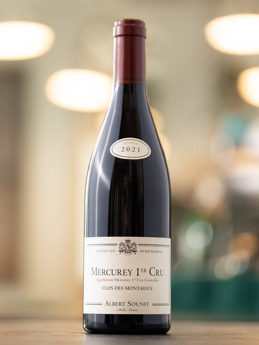 Вино Albert Sounit Mercurey 1-er Cru Clos Des Montaigus 2021 купить в винном ресторане Остерия Амичи - лучшая цена Вино Albert Sounit Mercurey 1-er Cru Clos Des Montaigus / Меркюре Премье Крю Кло де Монтегю Альбер Суни