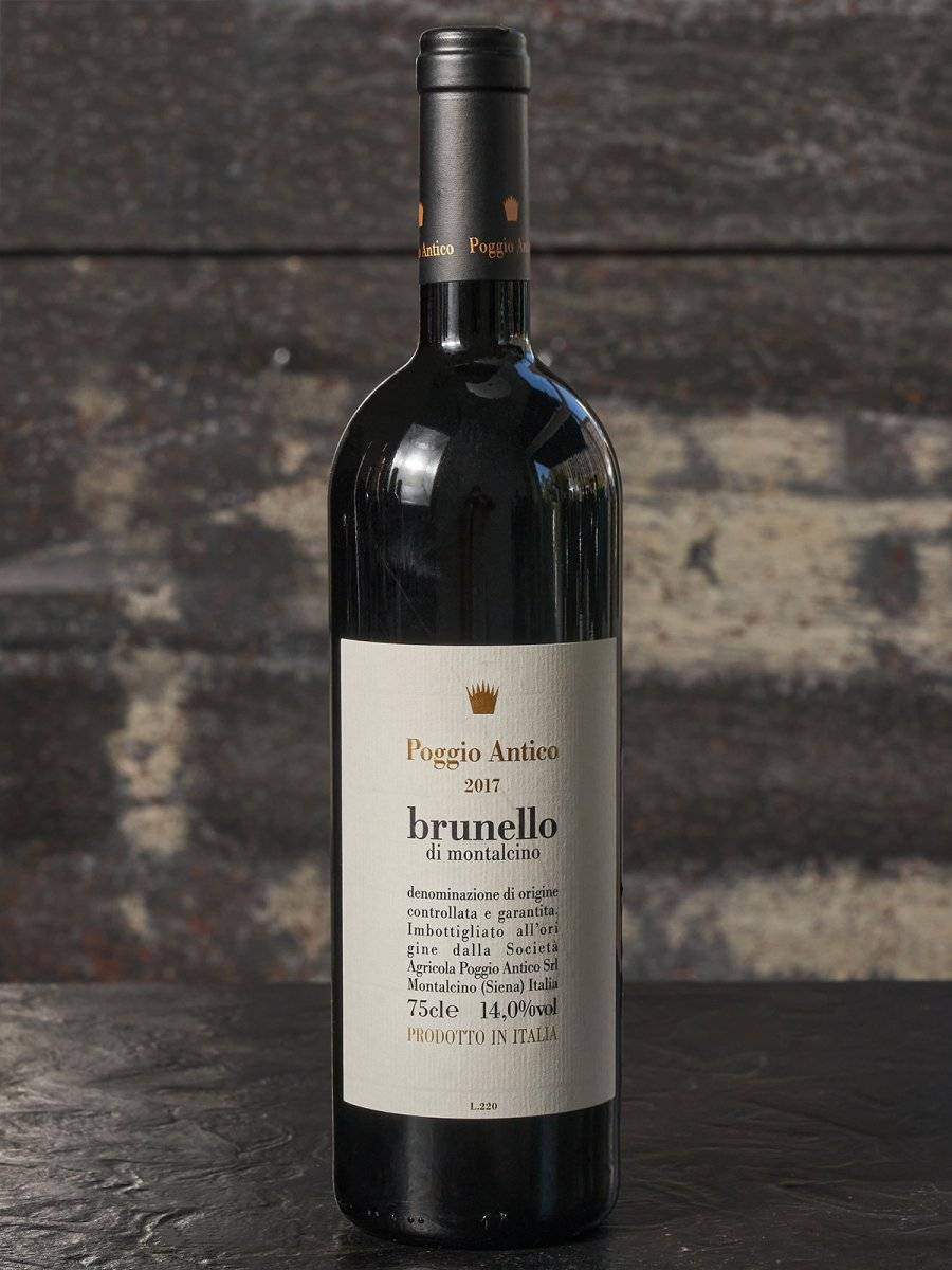 Вино Poggio Antico Brunello di Montalcin 2017 купить в винном ресторане Остерия - лучшая цена Вино Poggio Antico Brunello di Montalcin 2017 / Поджио Антико Брунелло ди Монтальчино
