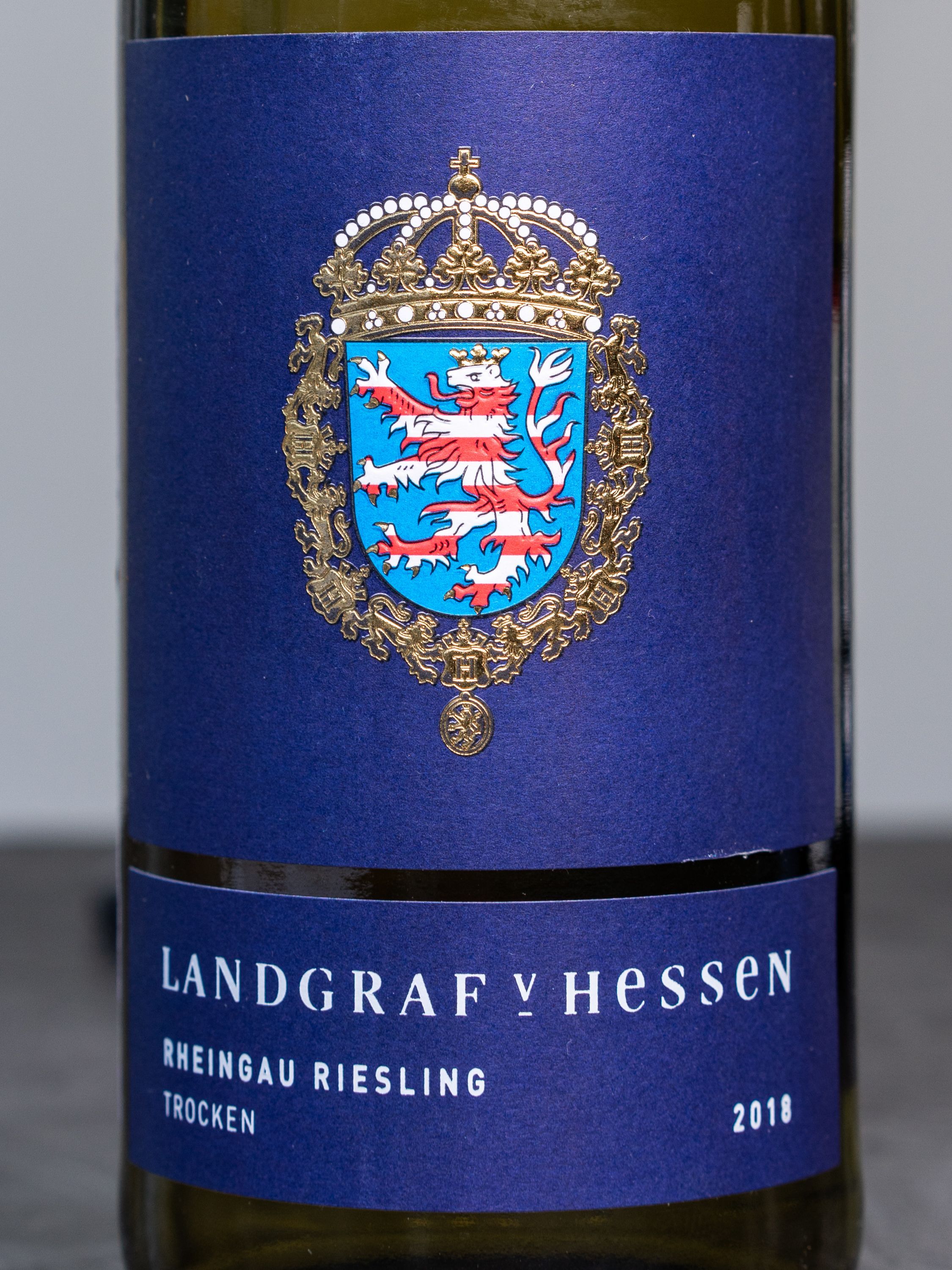 Вино Prinz von Hessen Landgraf von Hessen Riesling Qualitatswein / Ландграф фон Гессен Рислинг