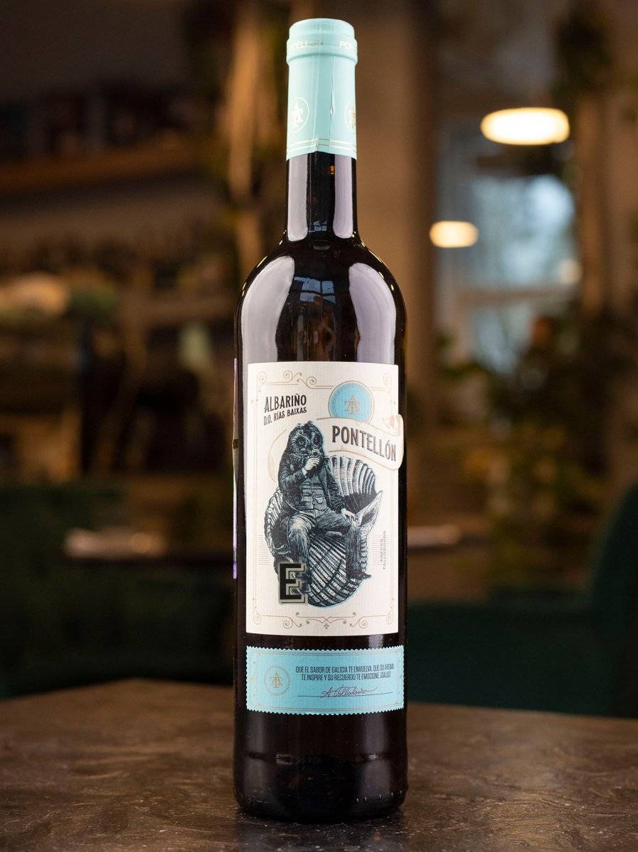 Вино Pontellon Albarino Rias Baixas купить в винном ресторане Остерия - лучшая цена Вино Pontellon Albarino Rias Baixas / Понтейон Альбариньо Риас Байшас