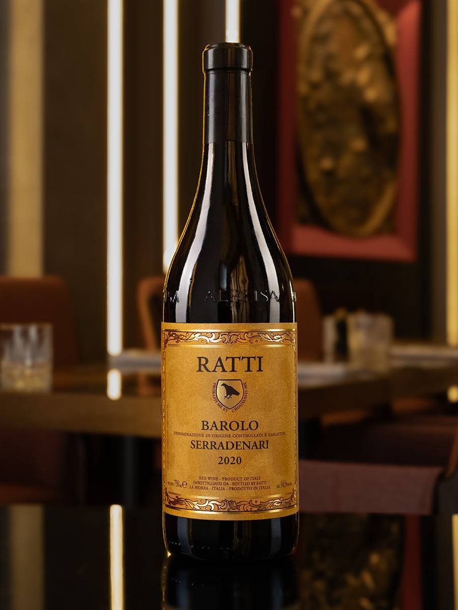 Вино Barolo Renato Ratti Serradenari DOCG купить в винном ресторане Остерия - лучшая цена Вино Barolo Renato Ratti Serradenari DOCG / Бароло Ринато Ратти Серраденари Пьемонт