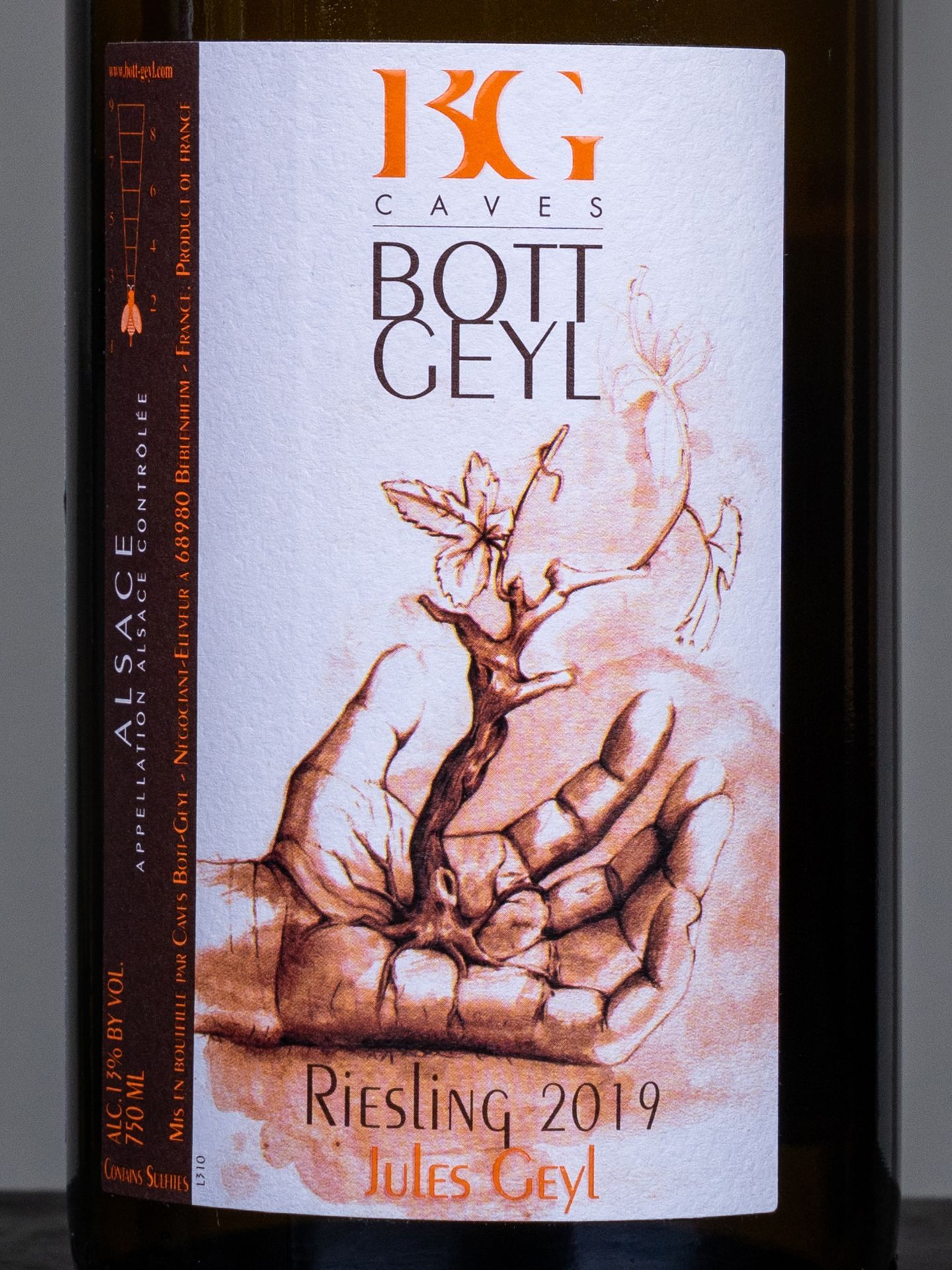 Вино Domaine Bott-Geyl Riesling Jules Geyl Alsace / Домен Ботт-Гейл Рислинг Жюль Гейл