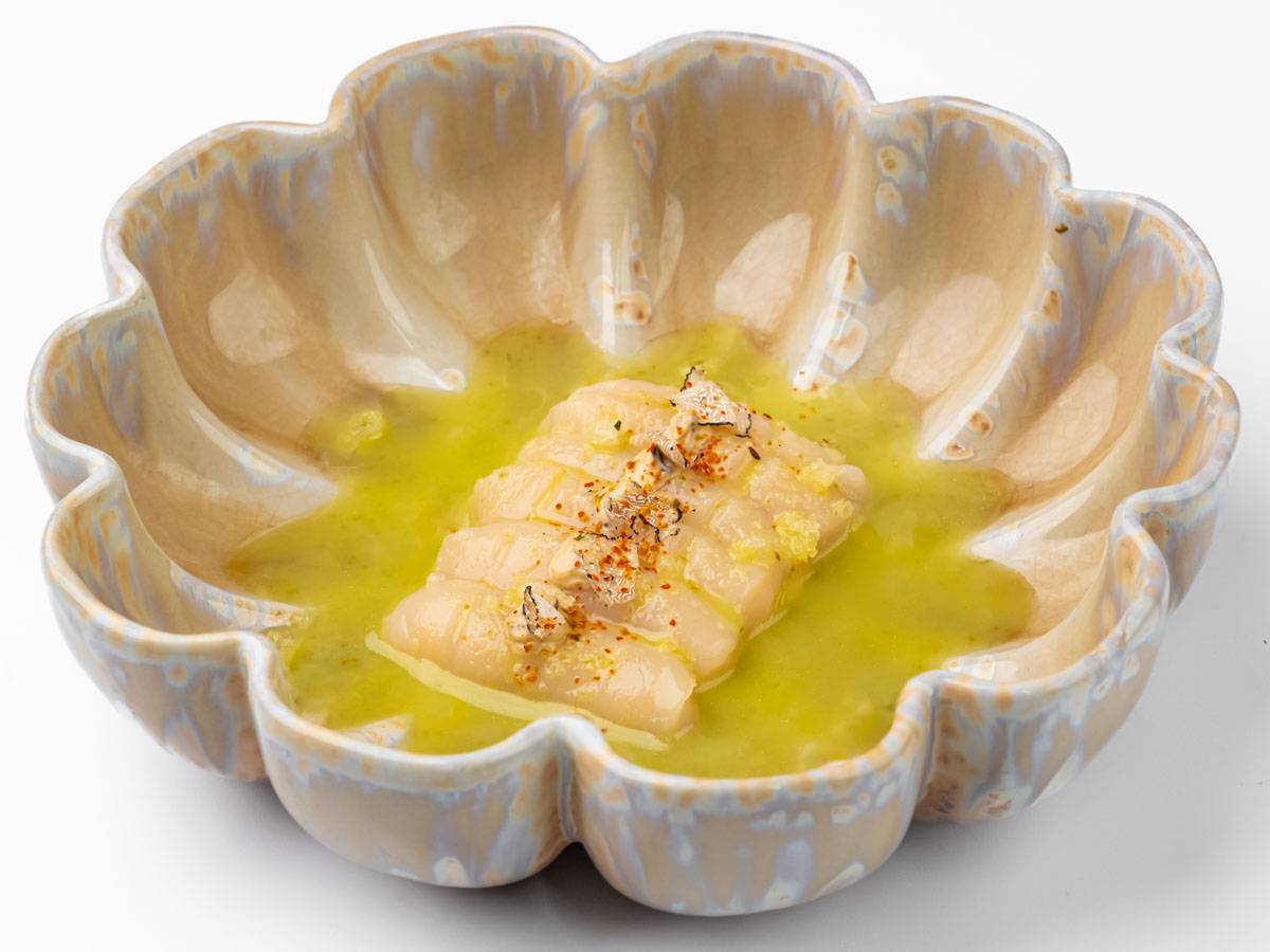 Гребешок с трюфелем