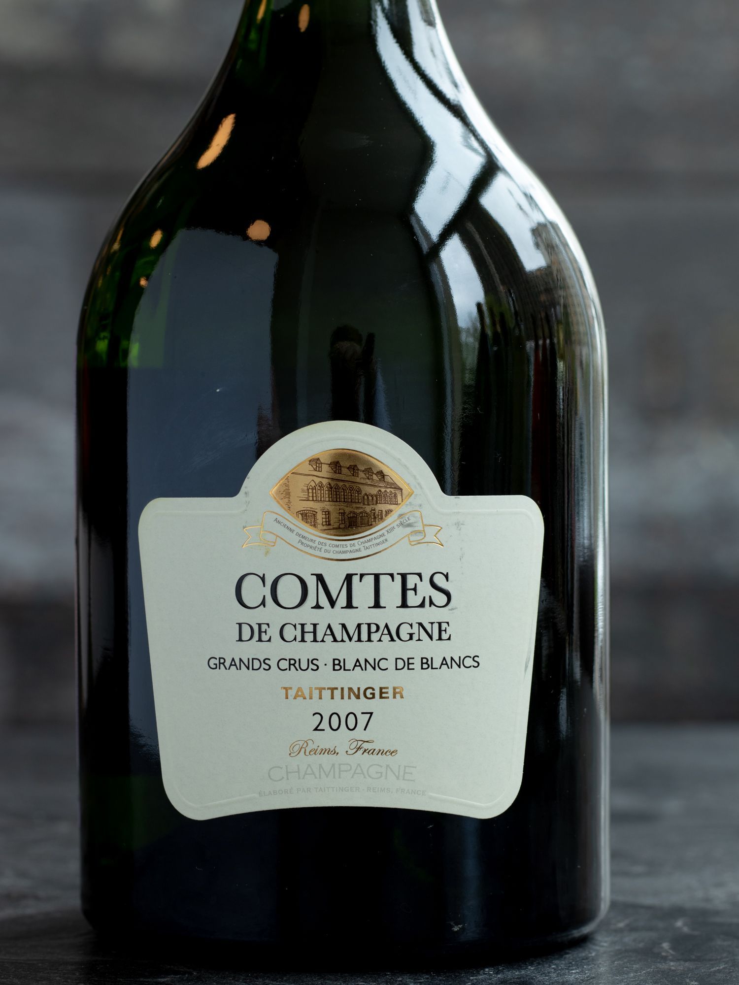 Этикетка Tattinger Comtes Grands Crus Blanc de Blancs