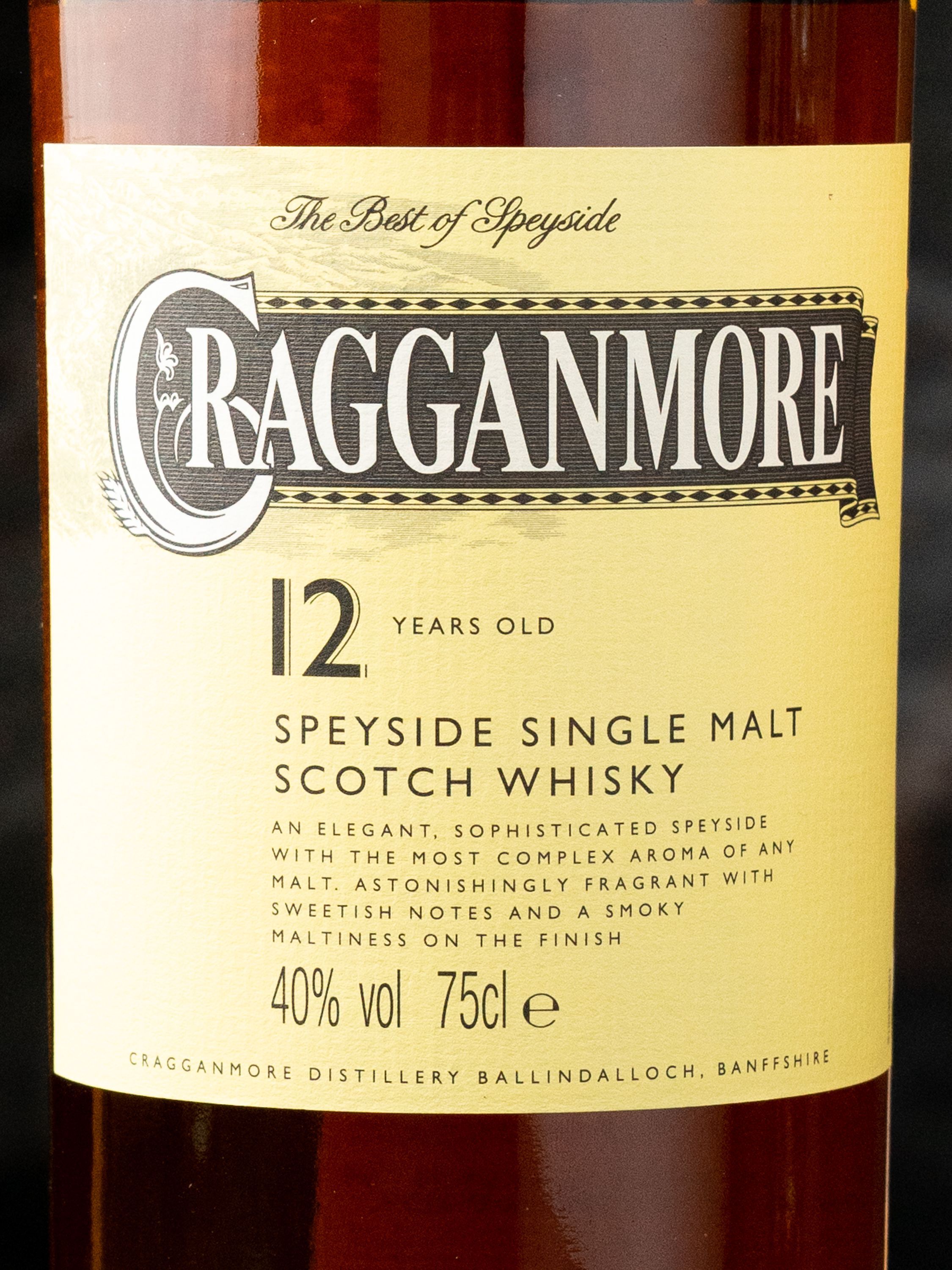 Виски Cragganmore 12 years купить в ресторане Остерия - лучшая цена Виски Cragganmore 12 years old / Краганмор 12 лет