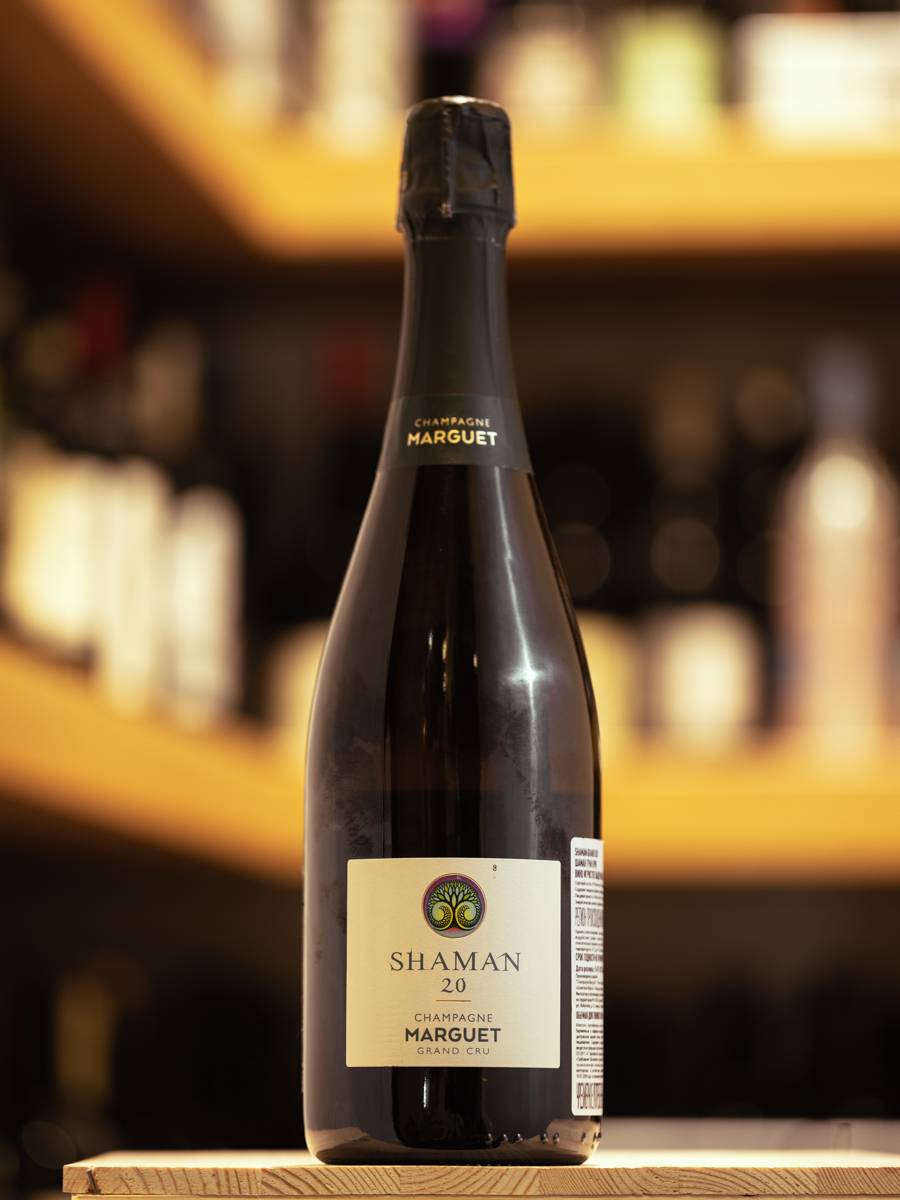 Шампанское Marguet Shaman Grand Cru Extra Brut купить в винном ресторане Остерия - лучшая цена Шампанское Marguet Shaman Grand Cru Extra Brut / Марге Шаман Гран Крю Экстра брют