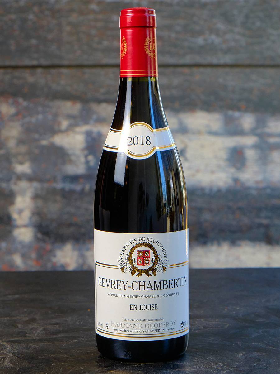 Вино Domaine Harmand-Geoffroy Gevrey-Chambertin En Jouise 2018 купить в винном ресторане Остерия - лучшая цена Вино Domaine Harmand-Geoffroy Gevrey-Chambertin En Jouise 2018 / Домэн Арман-Жеффруа Жеврэ-Шамбертэн Эн Жуис