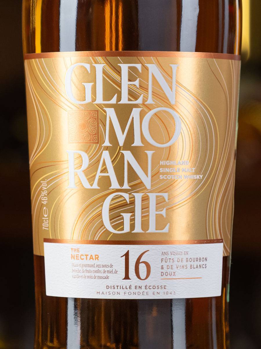 Этикетка Glenmorangie The Nectar 16 years old