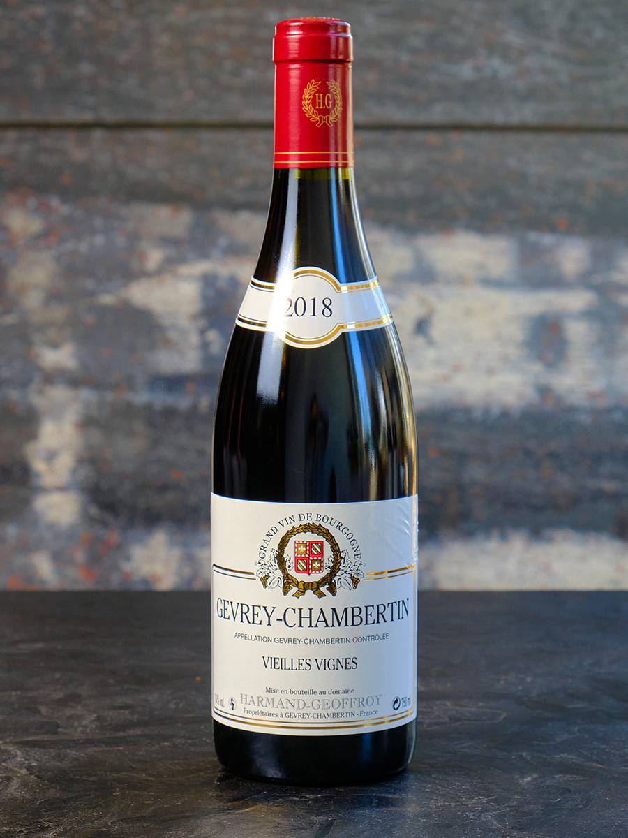Вино Domain Harmand-Geoffroy Gevrey-Chambertin Vielle-Vignes 2018 купить в винном ресторане Остерия - лучшая цена Вино Domain Harmand-Geoffroy Gevrey-Chambertin Vielle-Vignes 2018 / Домен Арман-Жеффруа Жевре-Шамбертен Вьей Винь