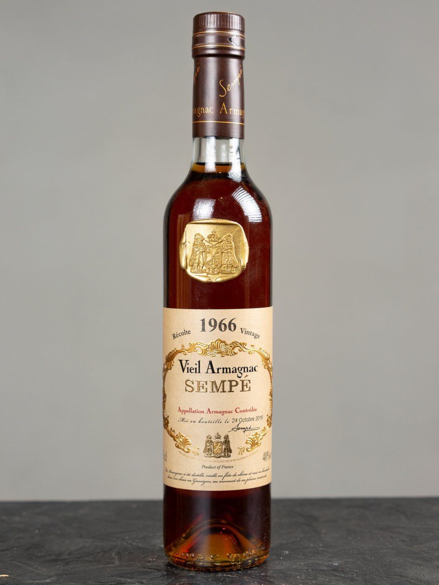 Арманьяк Armagnac Sempe Vieil 1966 / Семпэ Вьей 1966