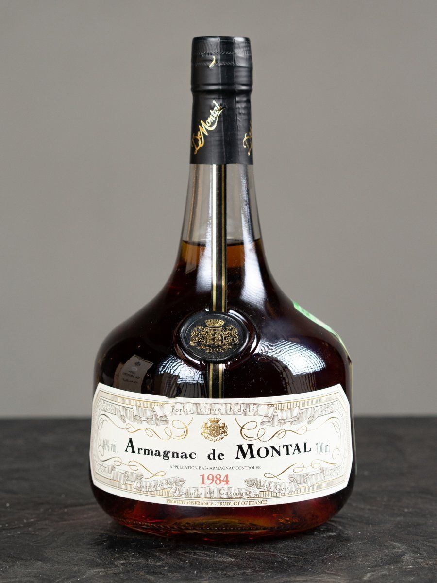 Арманьяк Armagnac de Montal 1984 купить в ресторане Остерия - лучшая цена Арманьяк Armagnac de Montal 1984 / Арманьяк де Монталь 1984