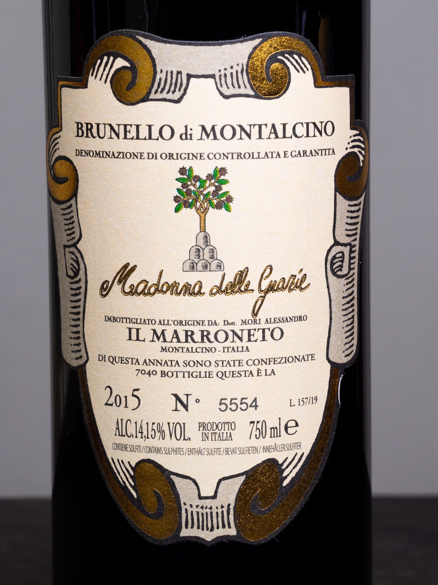 Вино Il Marroneto Madonna delle Grazie Brunello di Montalcino / Иль Марронето Мадонна дель Грацье