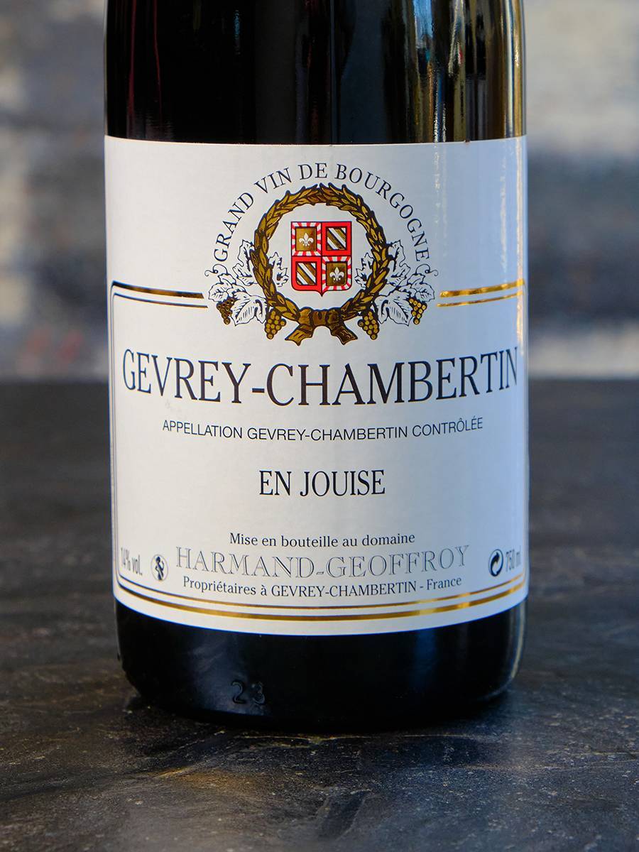 Вино Domaine Harmand-Geoffroy Gevrey-Chambertin En Jouise 2018 купить в винном ресторане Остерия - лучшая цена Вино Domaine Harmand-Geoffroy Gevrey-Chambertin En Jouise 2018 / Домэн Арман-Жеффруа Жеврэ-Шамбертэн Эн Жуис
