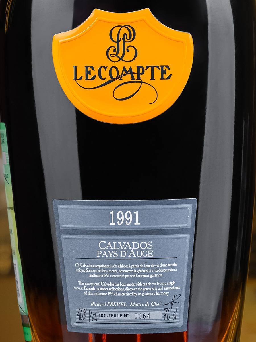 Кальвадос Lecompte 1991 / Леконт 1991