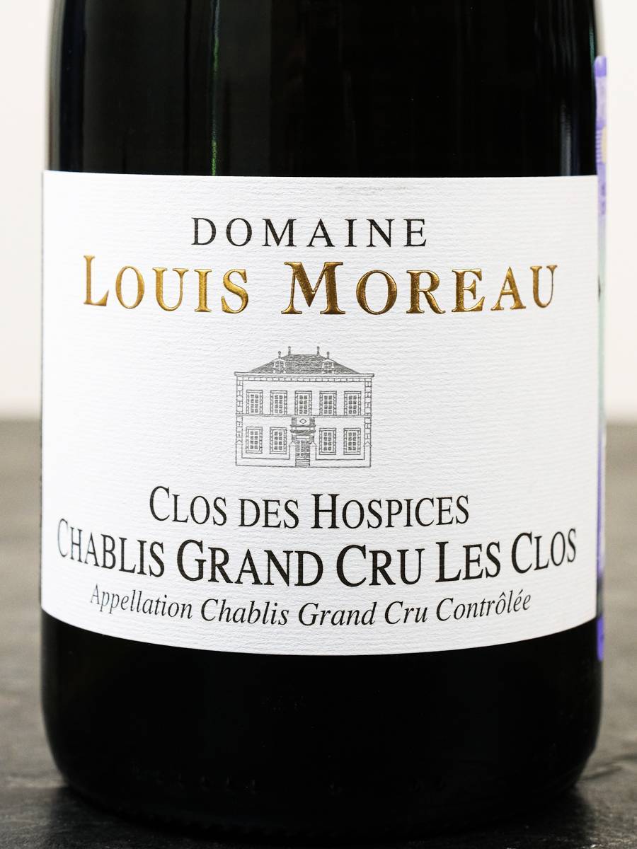 Вино Chablis Grand Cru Les Clos des Hospices Domaine Louis Moreau 2017 купить в винном ресторане Остерия - лучшая цена Вино Chablis Grand Cru Les Clos des Hospices Domaine Louis Moreau 2017 / Шабли Гран Крю Ле Кло де Оспис Домен Луи Моро