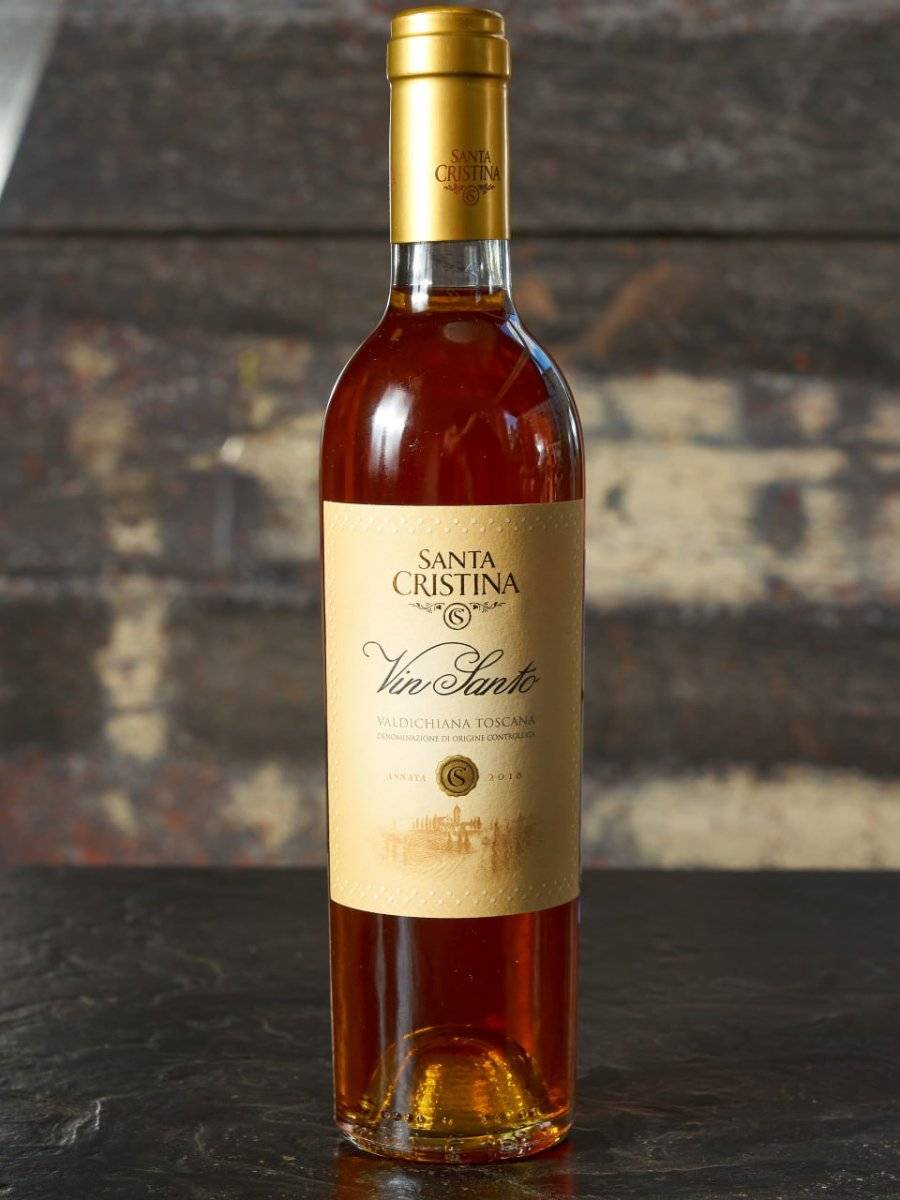 Вино Santa Cristina Vin Santo Valdichiana купить в винном ресторане Остерия - лучшая цена Вино Santa Cristina Vin Santo Valdichiana / Санта Кристина Вин Санто Вальдикьяна