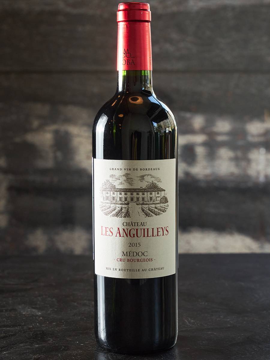 Вино Chateau Les Anguilleys Medoc Cru Bourgeois AOC купить в винном ресторане Остерия - лучшая цена Вино Chateau Les Anguilleys Medoc Cru Bourgeois AOC / Шато Ле Ангийе Медок Крю Буржуа