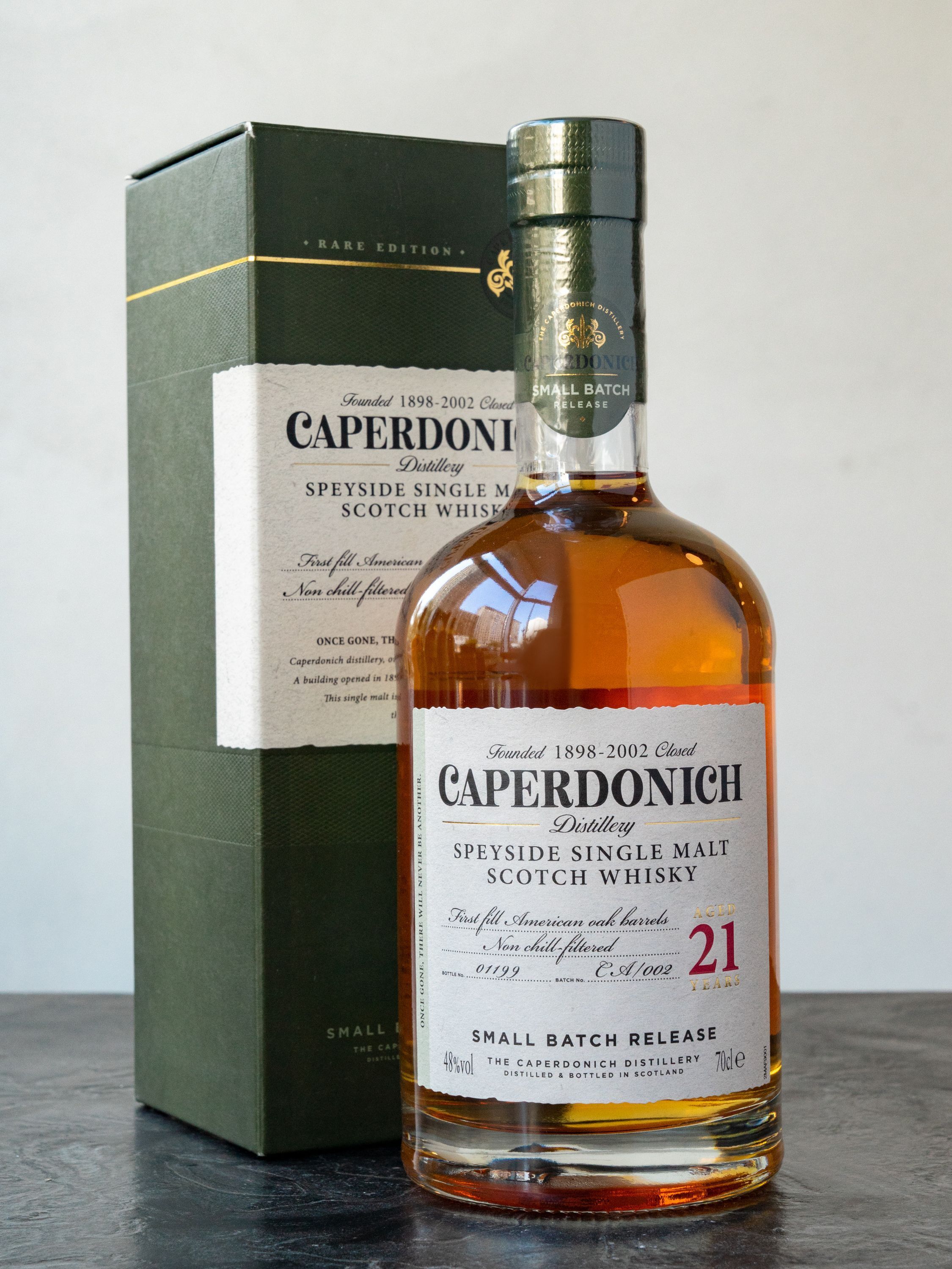 Виски Caperdonich 21 years Peated купить в ресторане Остерия - лучшая цена Виски Caperdonich 21 years Peated / Капердоник 21 год