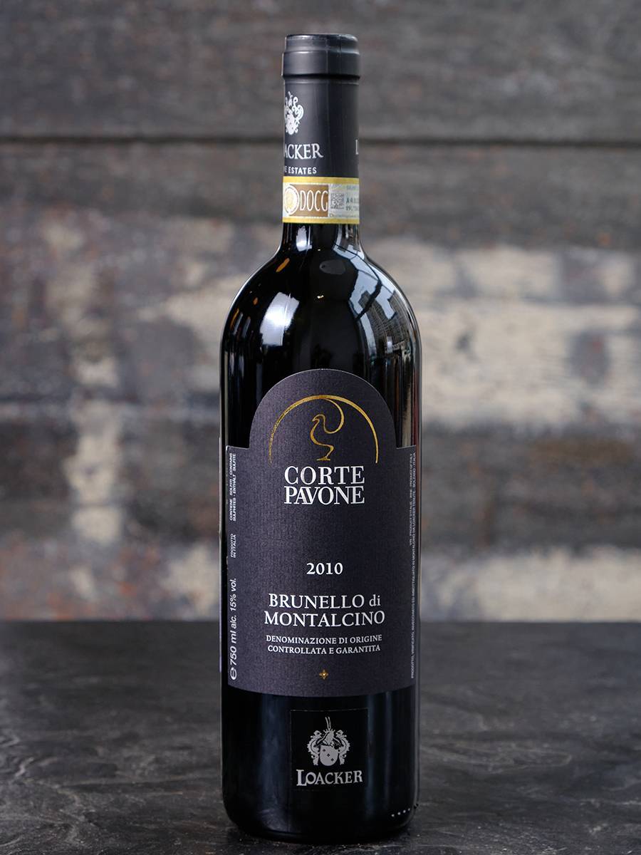 Вино Corte Pavone Brunello di Montalcino 2010 купить в винном ресторане Остерия - лучшая цена Вино Corte Pavone Brunello di Montalcino 2010 / Корте Павоне Брунелло ди Монтальчино