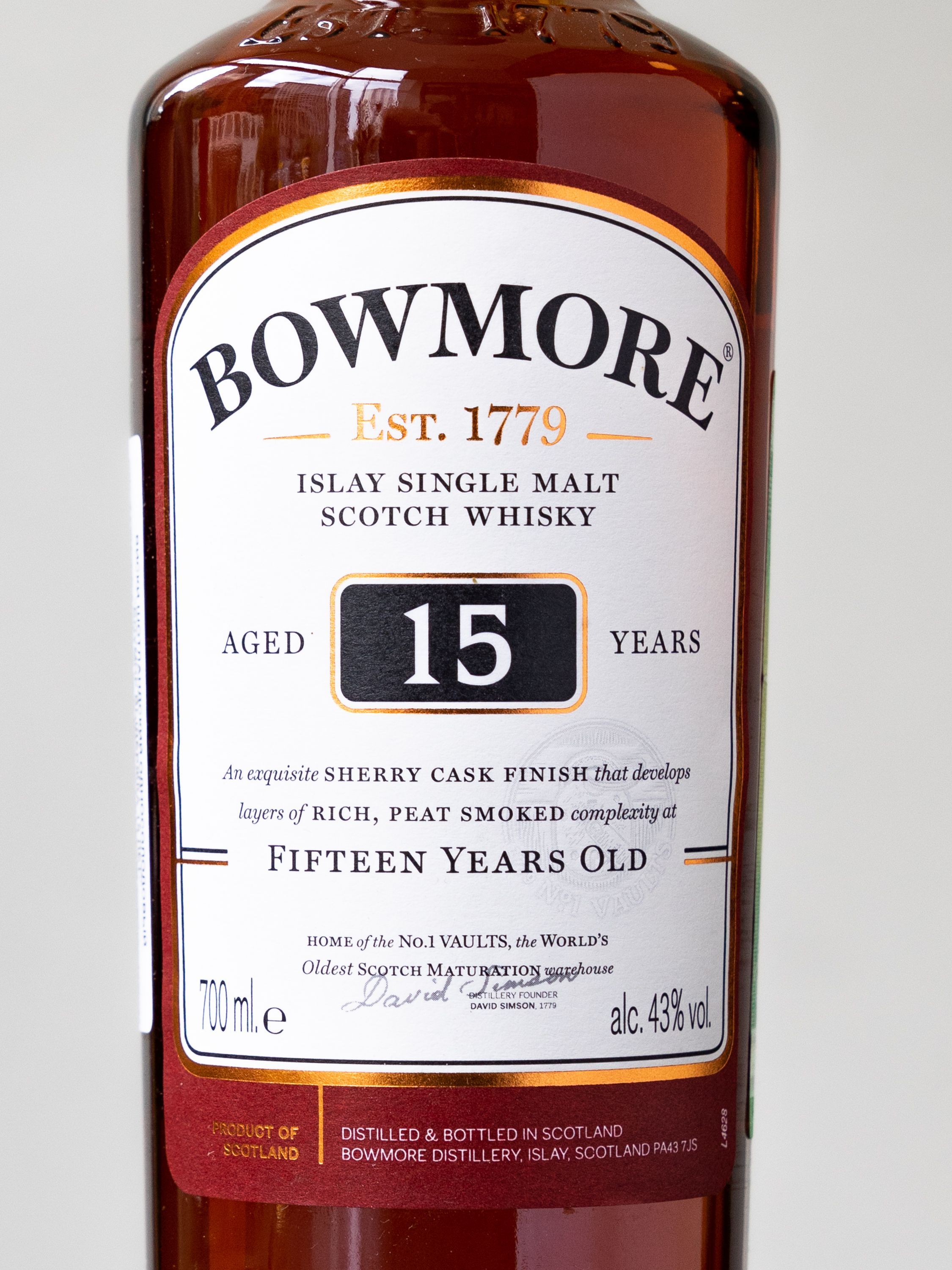 Виски Bowmore 15 y.o. /  Боумор 15 лет
