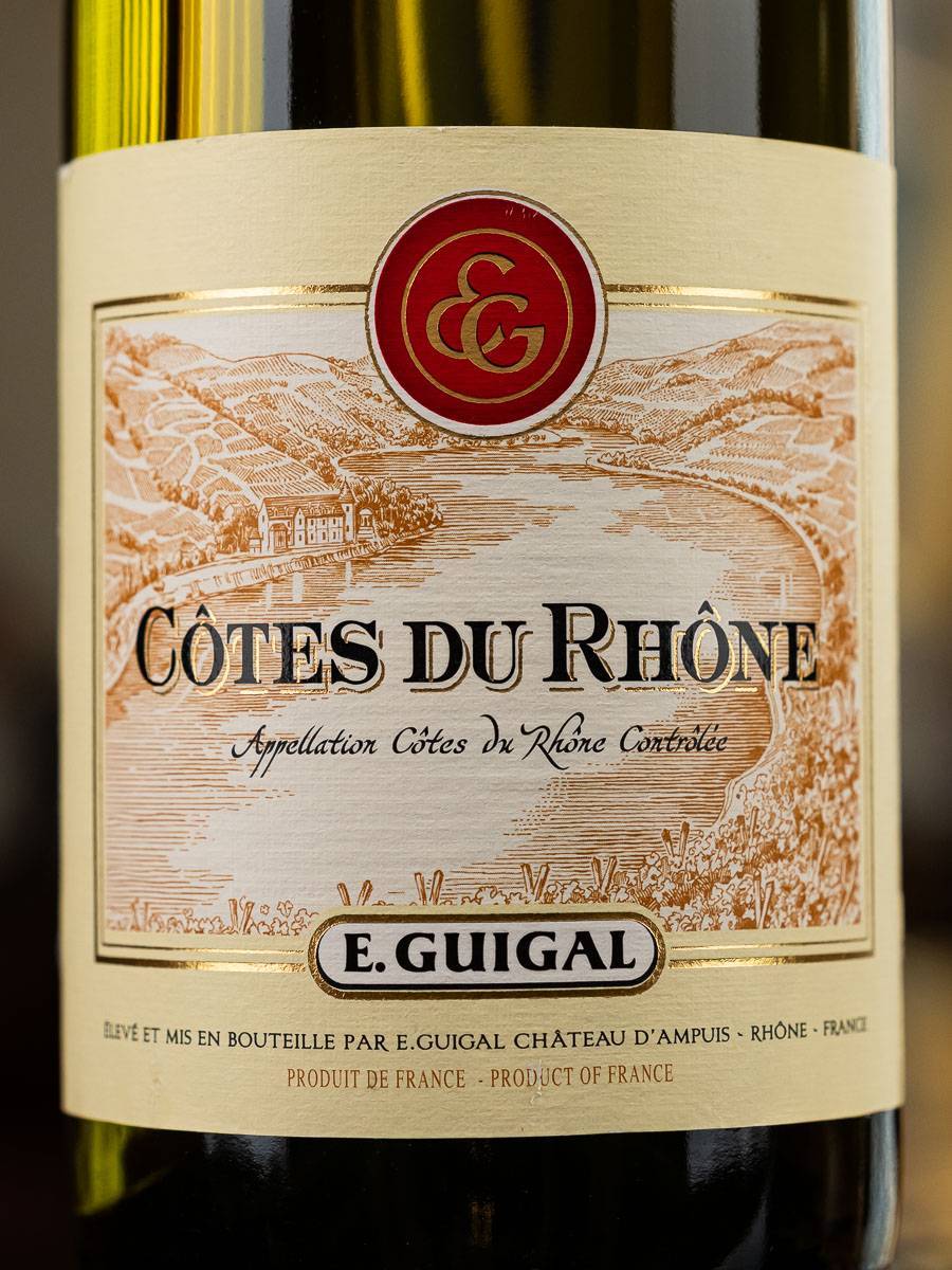 Купить вино Guigal Cotes du Rhone Blanc в винном ресторане Остерия цена Вино Guigal Cotes du Rhone Blanc / Гигаль Кот Дю Рон Блан