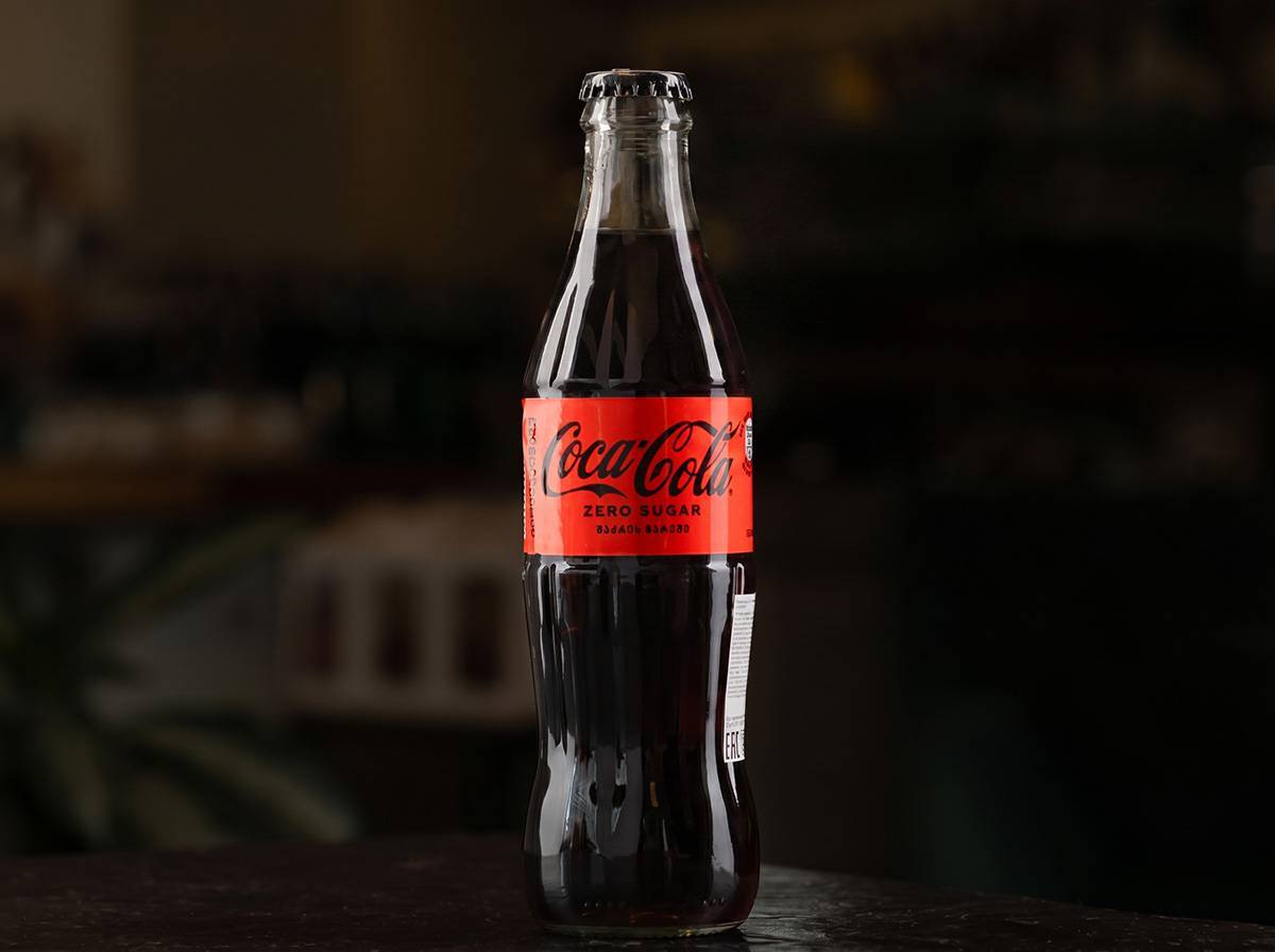 Coca-Cola Zero 330 мл стеклянная бутылка