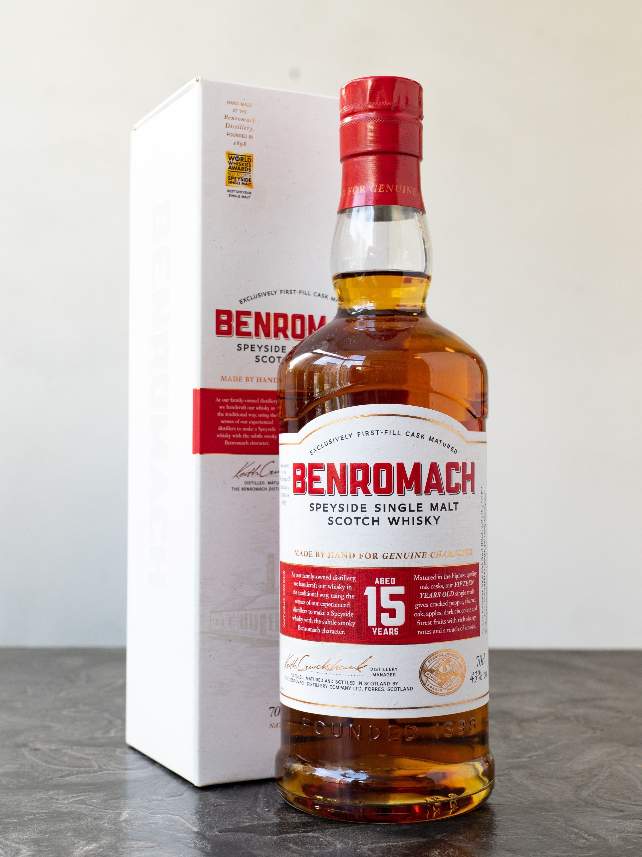 Виски Benromach 15 years old купить в ресторане Остерия - лучшая цена Виски Benromach 15 years old / Бенромах 15 лет