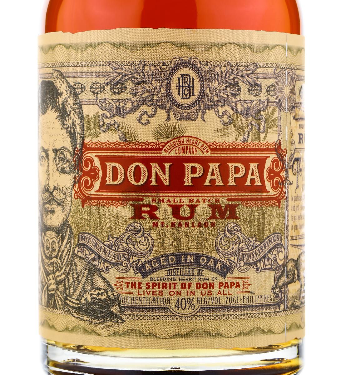 Ром Don Papa лучшая цена в итальянском ресторане Остерия Амичи Ром Don Papa / Дон Папа