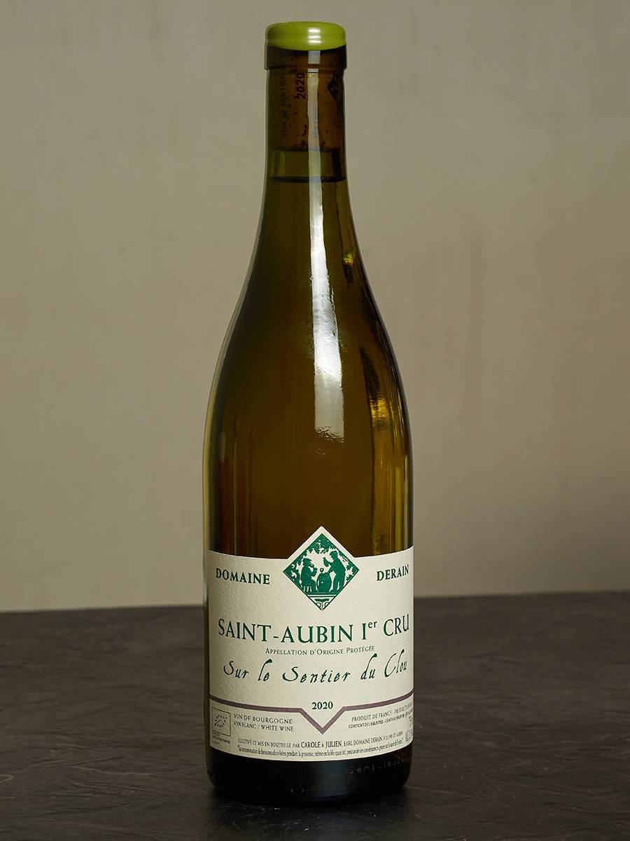Вино Domaine Derain Saint Aubin Premier Cru Sur le Sentier du Clou 2020 / Сент-Обен Премье Крю Домэн Деран Сюр ле Сантье дю Клу