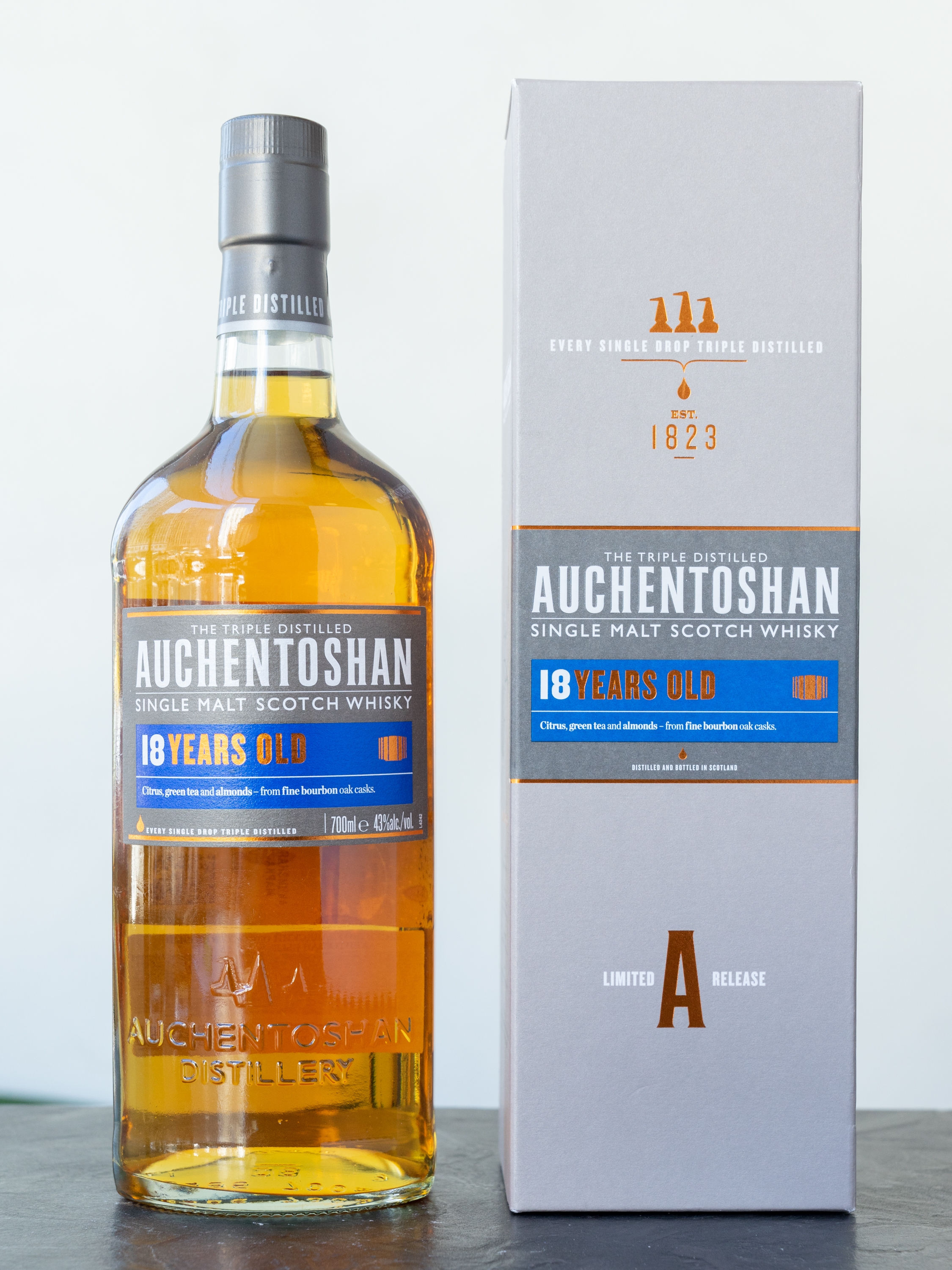 Виски Auchentoshan 18 years old купить в винном ресторане Остерия Амичи - лучшая цена Виски Auchentoshan 18 years old / Акентошан 18 лет