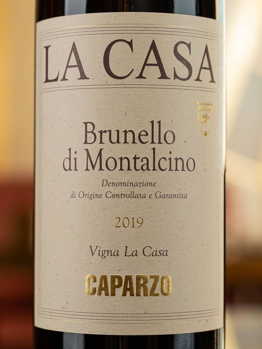 Этикетка Caparzo La Casa Brunello di Montalcino 2019