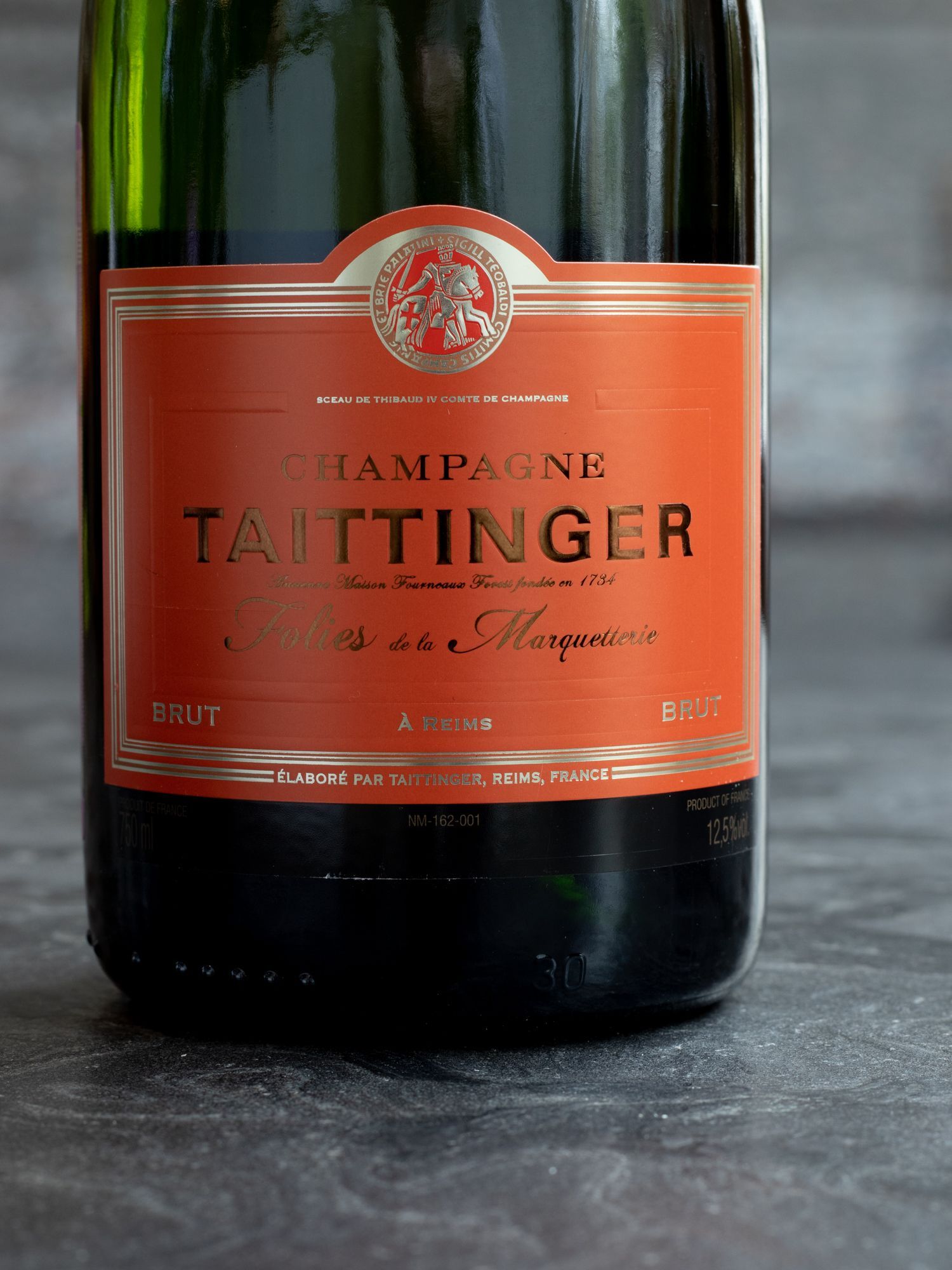 Этикетка Taittinger Folies la Marquetterie