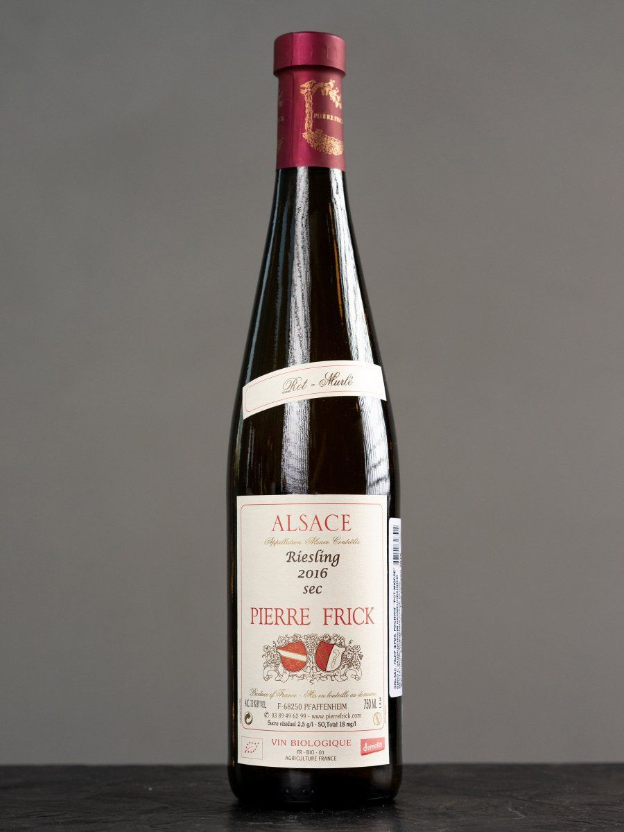 Вино Pierre Frick Riesling Rot-Murle Alsace купить в ресторане Остерия - лучшая цена Вино Pierre Frick Riesling Rot-Murle Alsace / Пьер Фрик Рислинг Рот-Мюрле