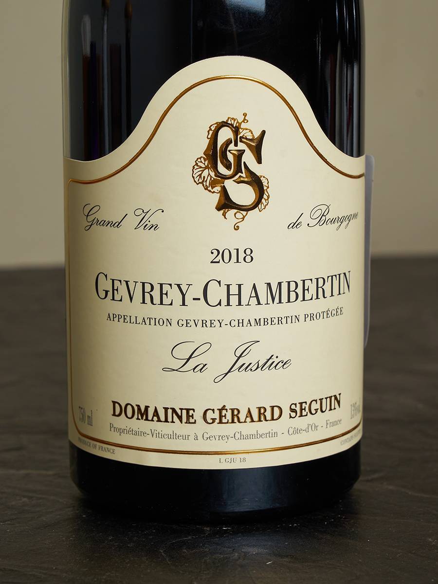 Вино Gеrard Seguin Gevrey-Chambertin Les Crais 2018 / Жевре-Шамбертен  Жерар Сегин Ле Крэ