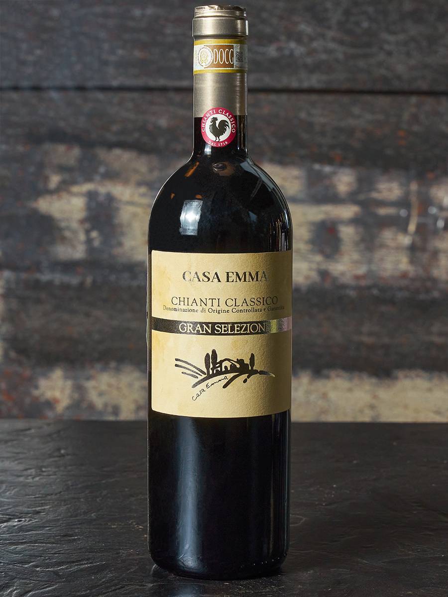 Вино Casa Emma Chianti Classico Gran Selezione 2017 купить в винном ресторане Остерия - лучшая цена Вино Casa Emma Chianti Classico Gran Selezione 2017 / Каза Эмма Кьянти Классико Гран Селеционе