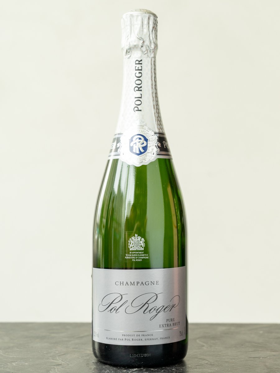 Шампанское Pol Roger Pure Extra Brut купить в винном ресторане Остерия - лучшая цена Шампанское Pol Roger Pure Extra Brut / Поль Роже Пюр
