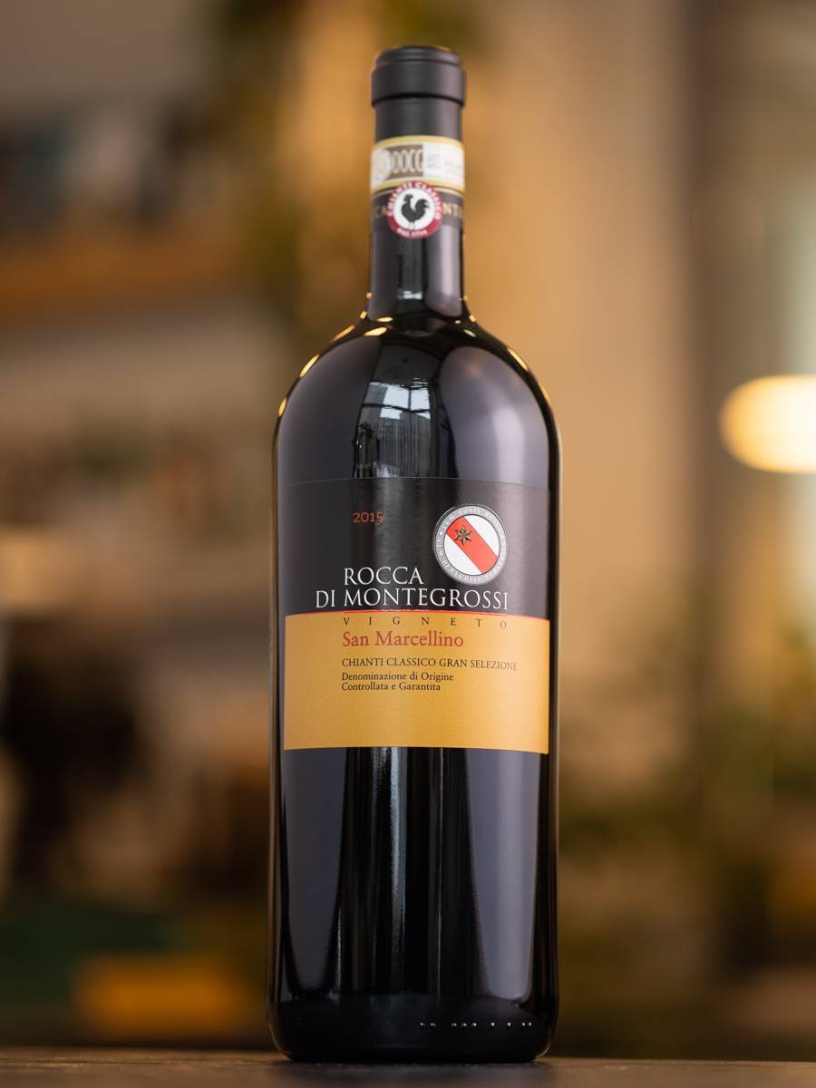 Вино Rocca di Montegrossi Vigneto San Marcellino Gran Selezione Chianti Classico 2015 1,5 л / Виньето Сан Марчеллино Гран Селецьоне Кьянти Классико