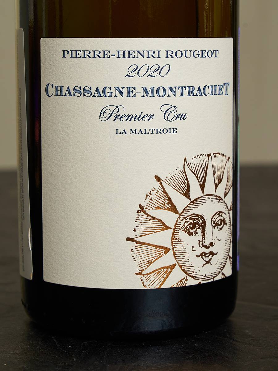 Вино Pierre Henri Rougeot Chassagne Montrachet Premier Cru La Maltroie 2020 купить в винном ресторане Остерия - лучшая цена Вино Pierre Henri Rougeot Chassagne Montrachet Premier Cru La Maltroie 2020 / Пьер Анри Руж Шассань Монраше Премьер Крю Ля Мальтруа