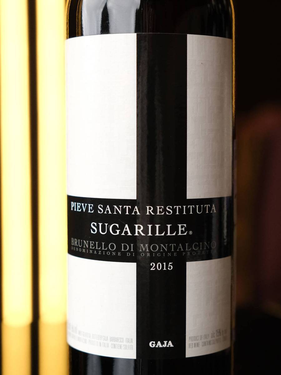 Купить вино Gaja Pieve Santa Restituta Sugarille Brunello di Montalcino в ресторане цена Вино Gaja Pieve Santa Restituta Sugarille Brunello di Montalcino / Гайя Пиеве Санта Реститута Сюгарилле Брунелло ди Монтальчино
