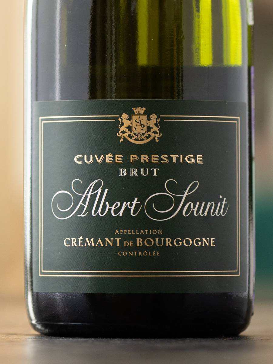Игристое вино Albert Sounit Cremant de Bourgogne Cuvee Prestige Brut купить в винном ресторане Остерия Амичи - лучшая цена Игристое вино Albert Sounit Cremant de Bourgogne Cuvee Prestige Brut / Креман де Бургонь Кюве Престиж Альбер Суни