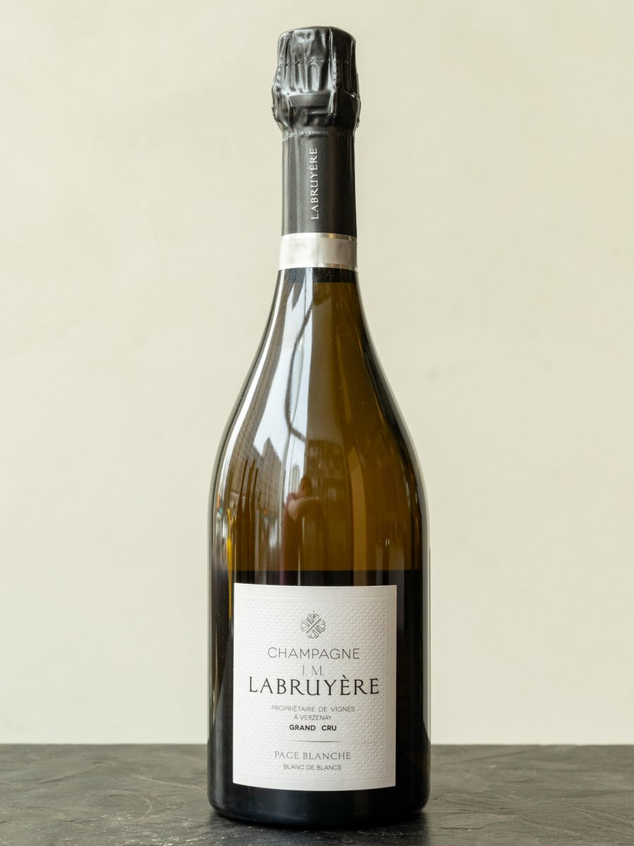 Шампанское J.M. Labruyere Champagne Grand Cru Page Blanche Blanc de Blancs купить в винном ресторане Остерия - лучшая цена Шампанское J.M. Labruyere Champagne Grand Cru Page Blanche Blanc de Blancs / Гран Крю Экстра Брют Блан де Блан Паж Бланш Лабрюйер