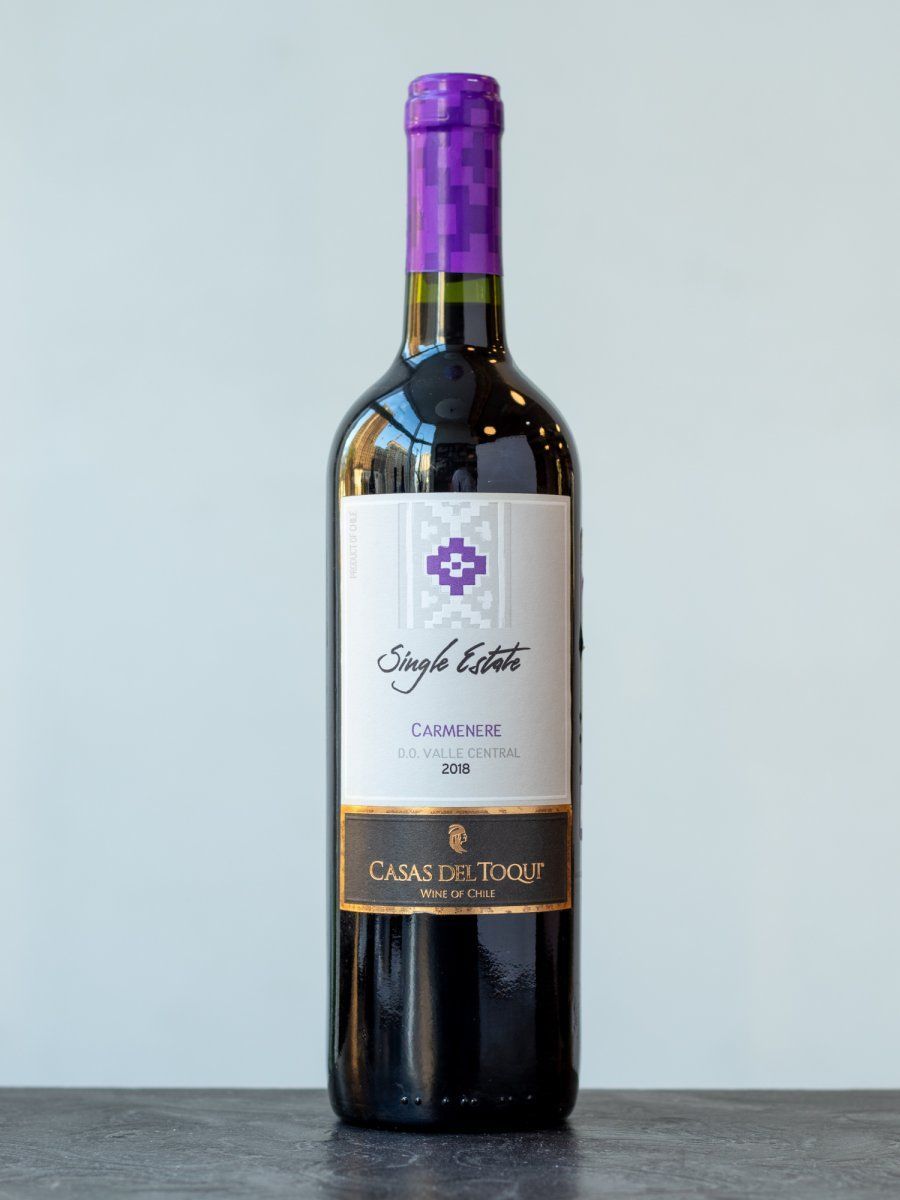 Вино Casas del Toqui, Single Estate, Carmenere, Central Valley / Каса Дел Токи Карменер Сингл Эстейт