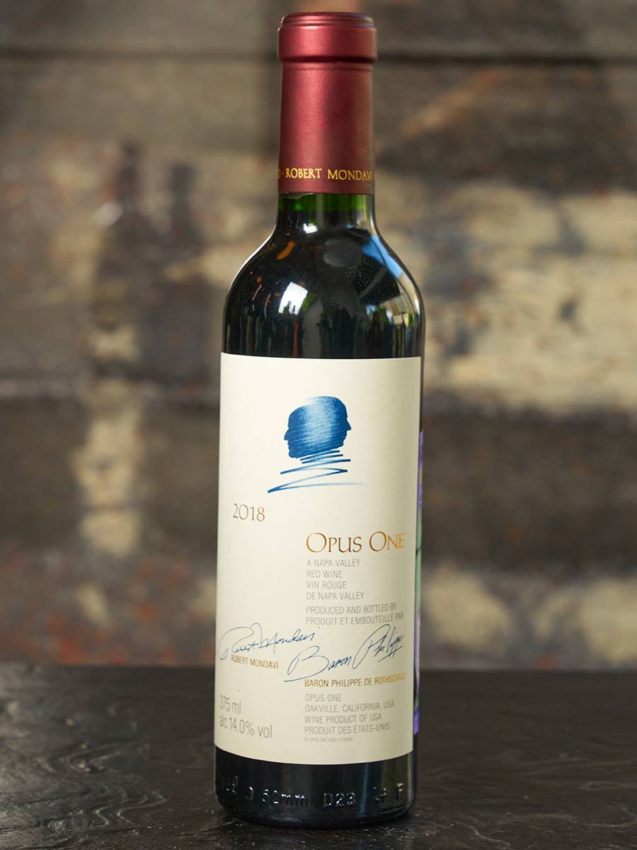 Вино Opus One Napa Valley 2018 0.375 л купить в винном ресторане Остерия - лучшая цена Вино Opus One Napa Valley 2018 0.375 / Долина Напа Опус Уан