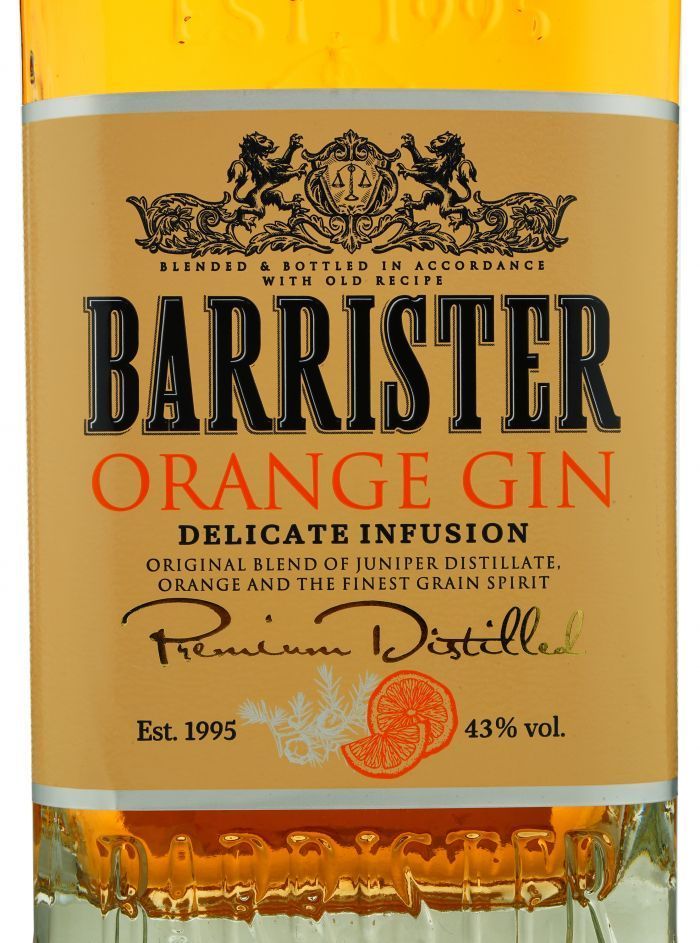 Джин Barrister Orange Gin / Барристер Оранж